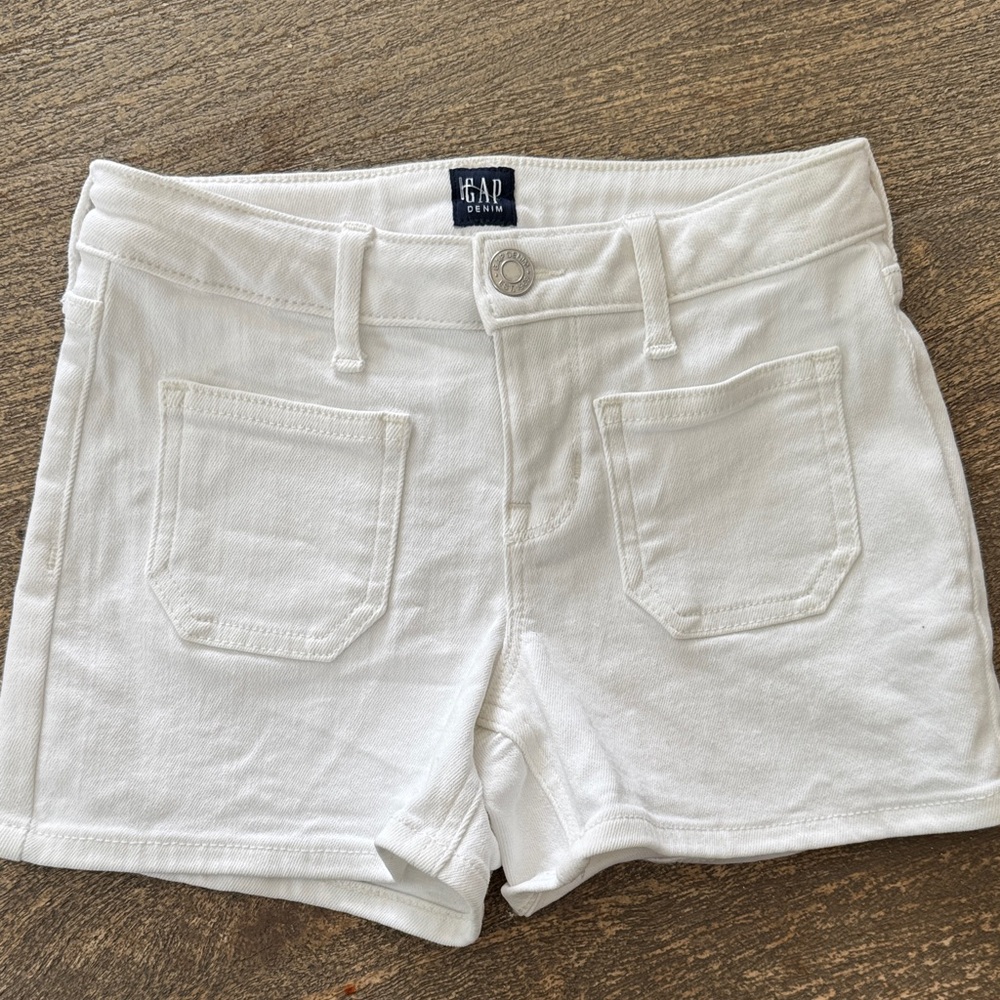 GAP Girl’s Classic White Jean Shorts